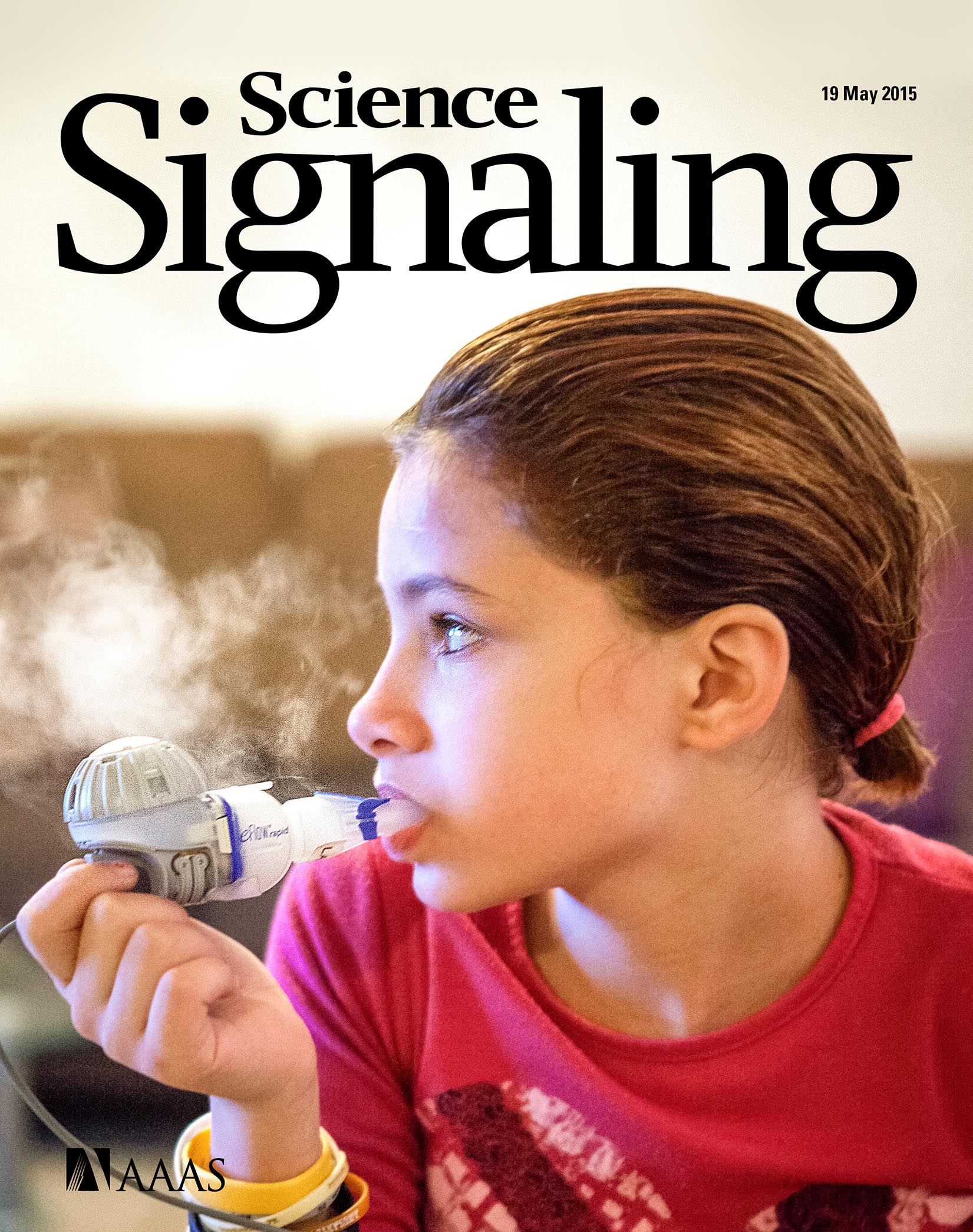 The study led by Paulo Matos featured on the cover of the journal Science Signalling